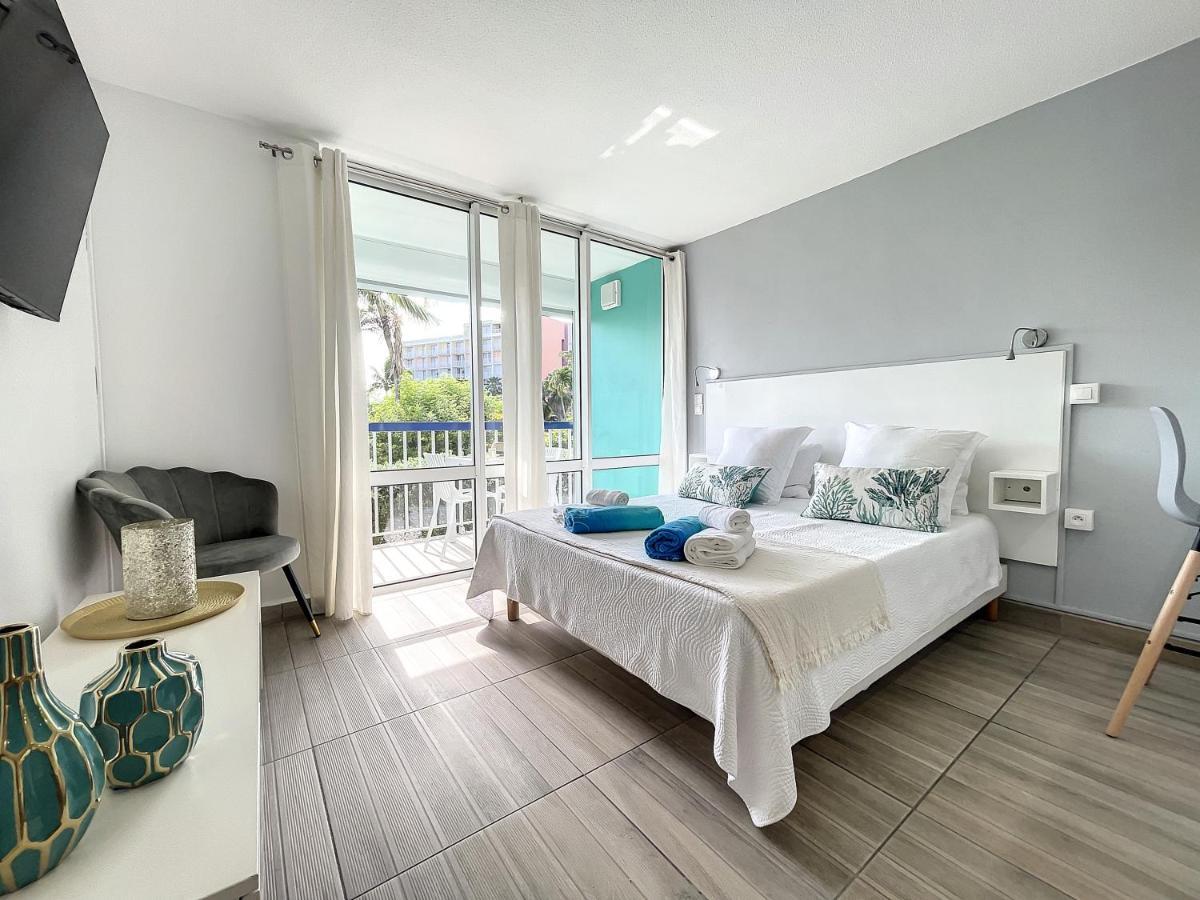 Blue Paradise Studio Avec Acces Privatif Plage Le Gosier (Grande-Terre) Exterior foto